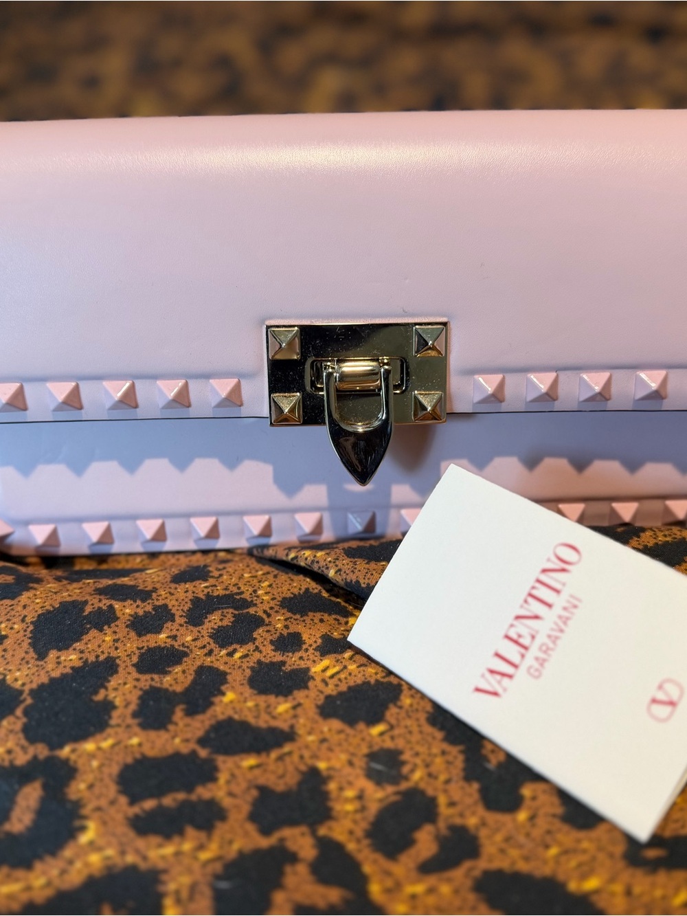 Valentino Garavani Light Pink Leather Rockstud NWOT
